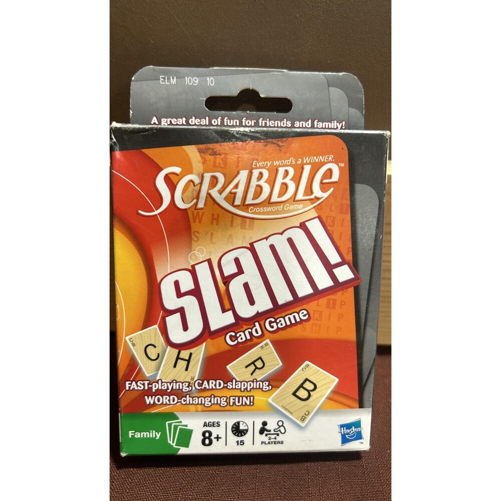 Scrabble Slam Family Card Game Hasbro
